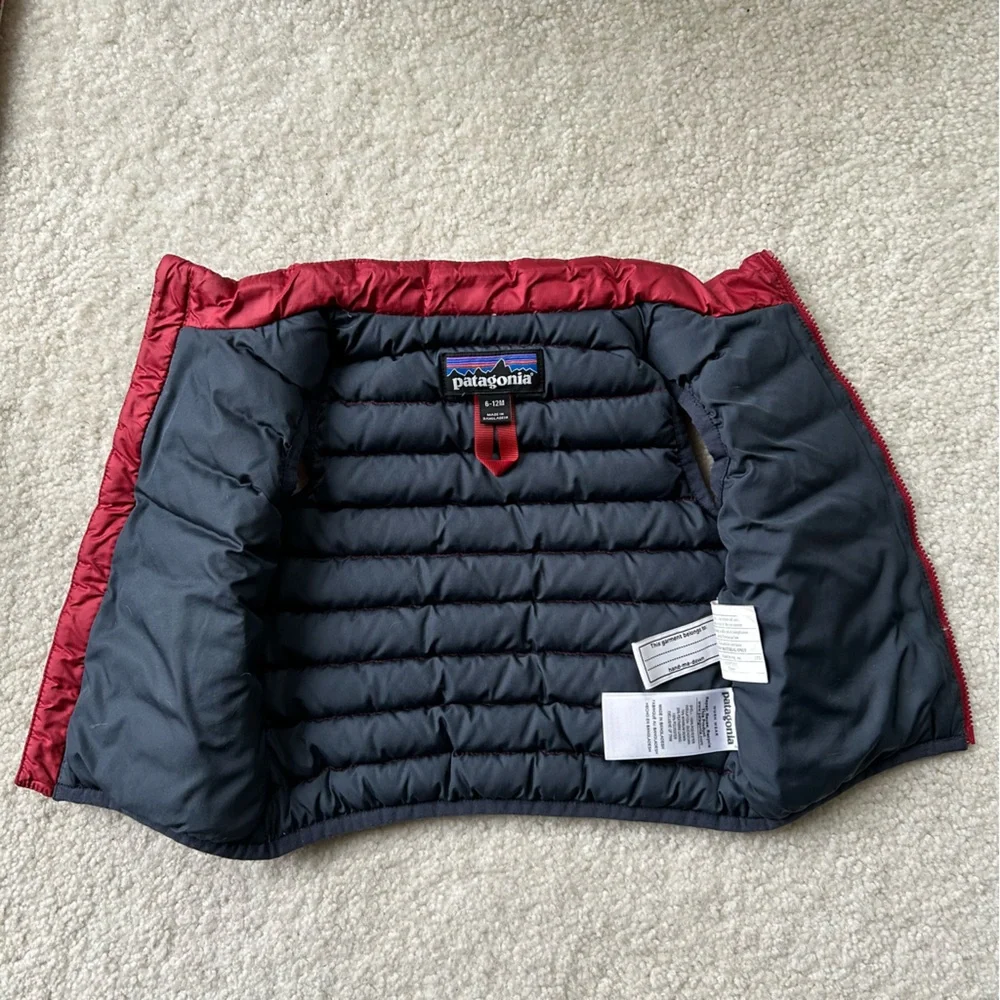 Patagonia Down Puffer Vest 6-12 Months